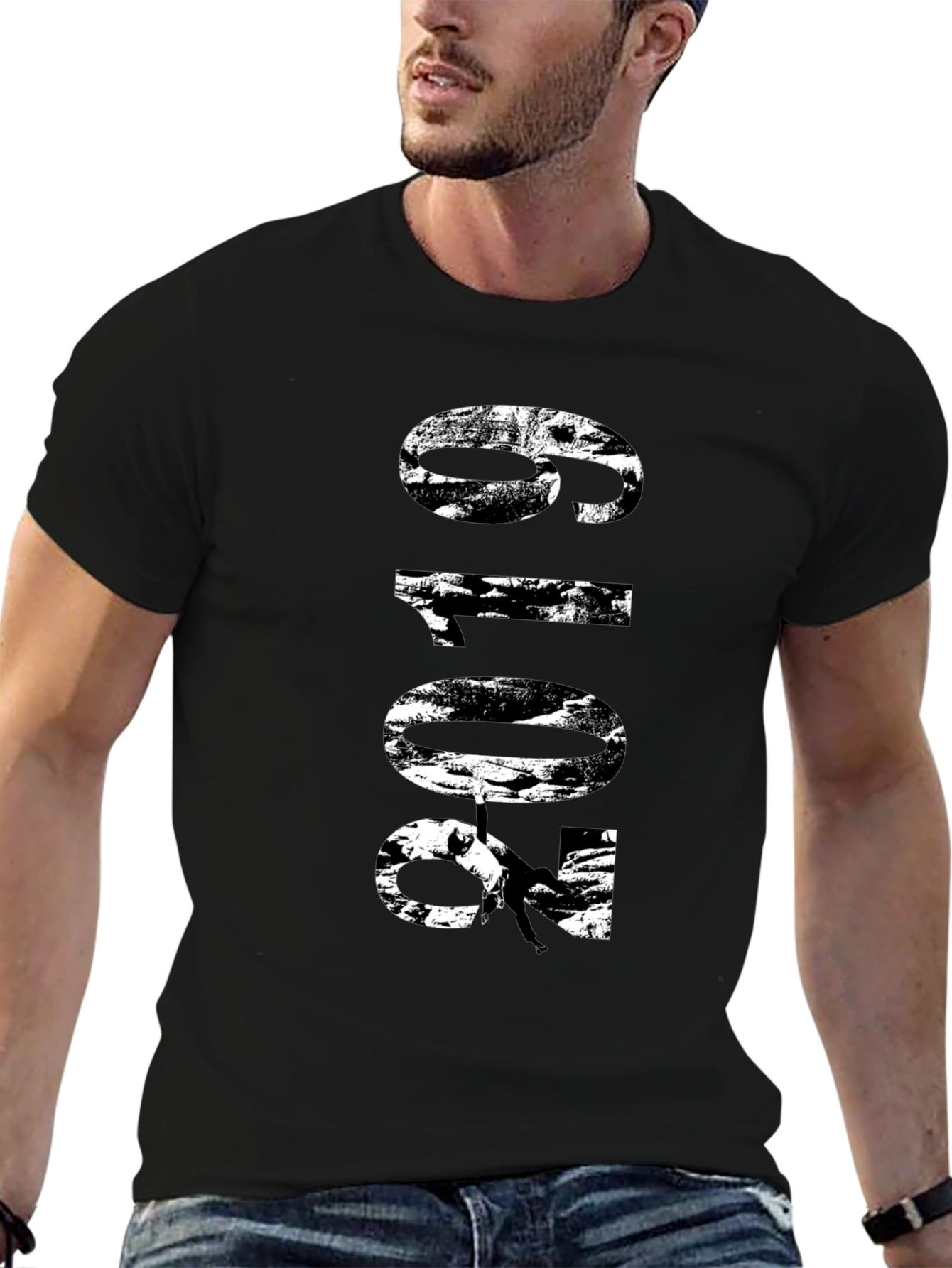 Bold Graphic Black T-Shirt
