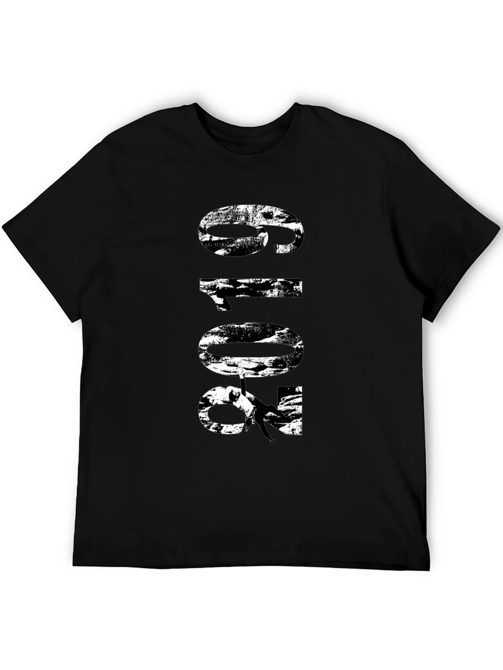 Bold Graphic Black T-Shirt