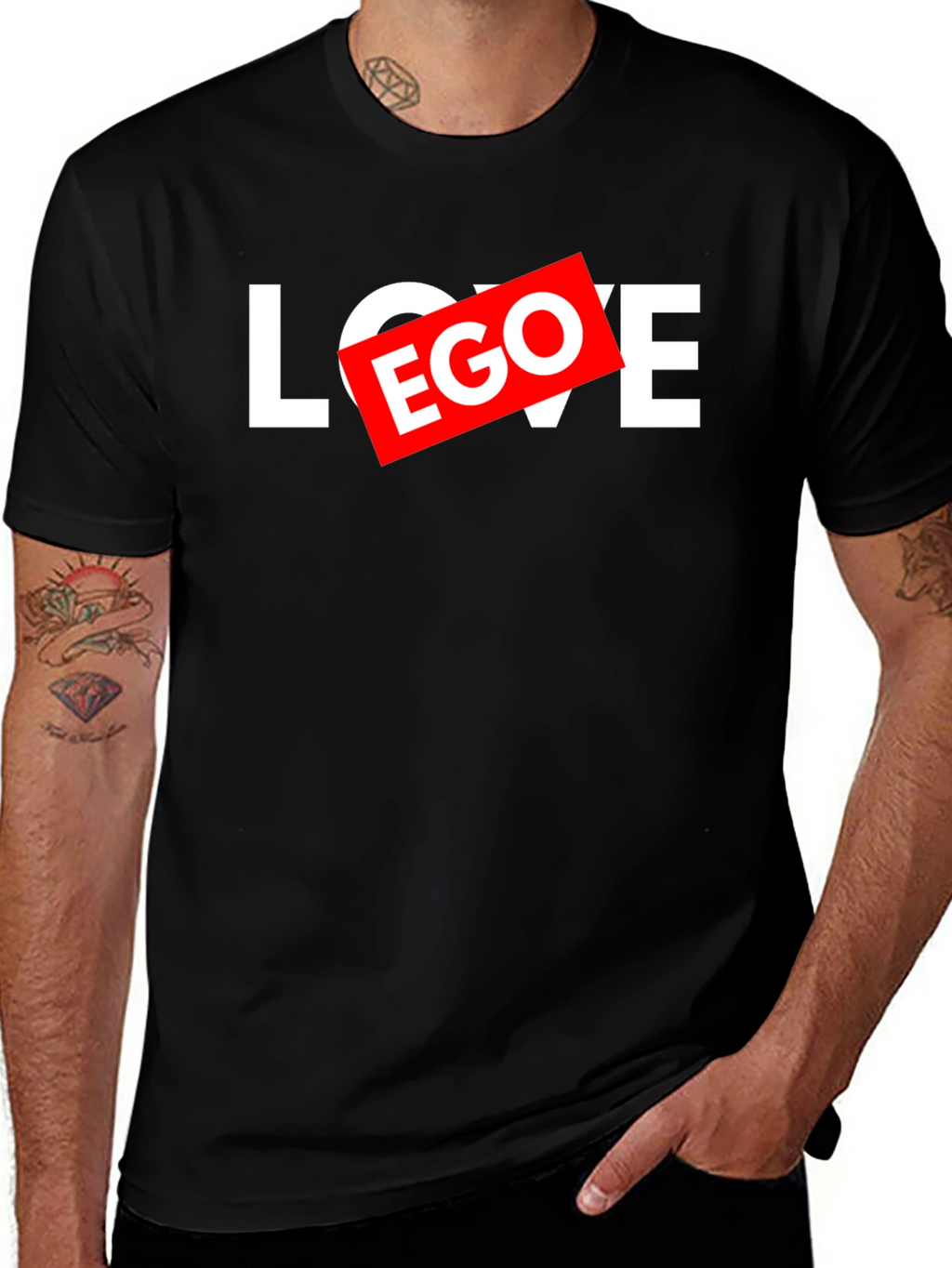 Love Over Ego Graphic T-Shirt