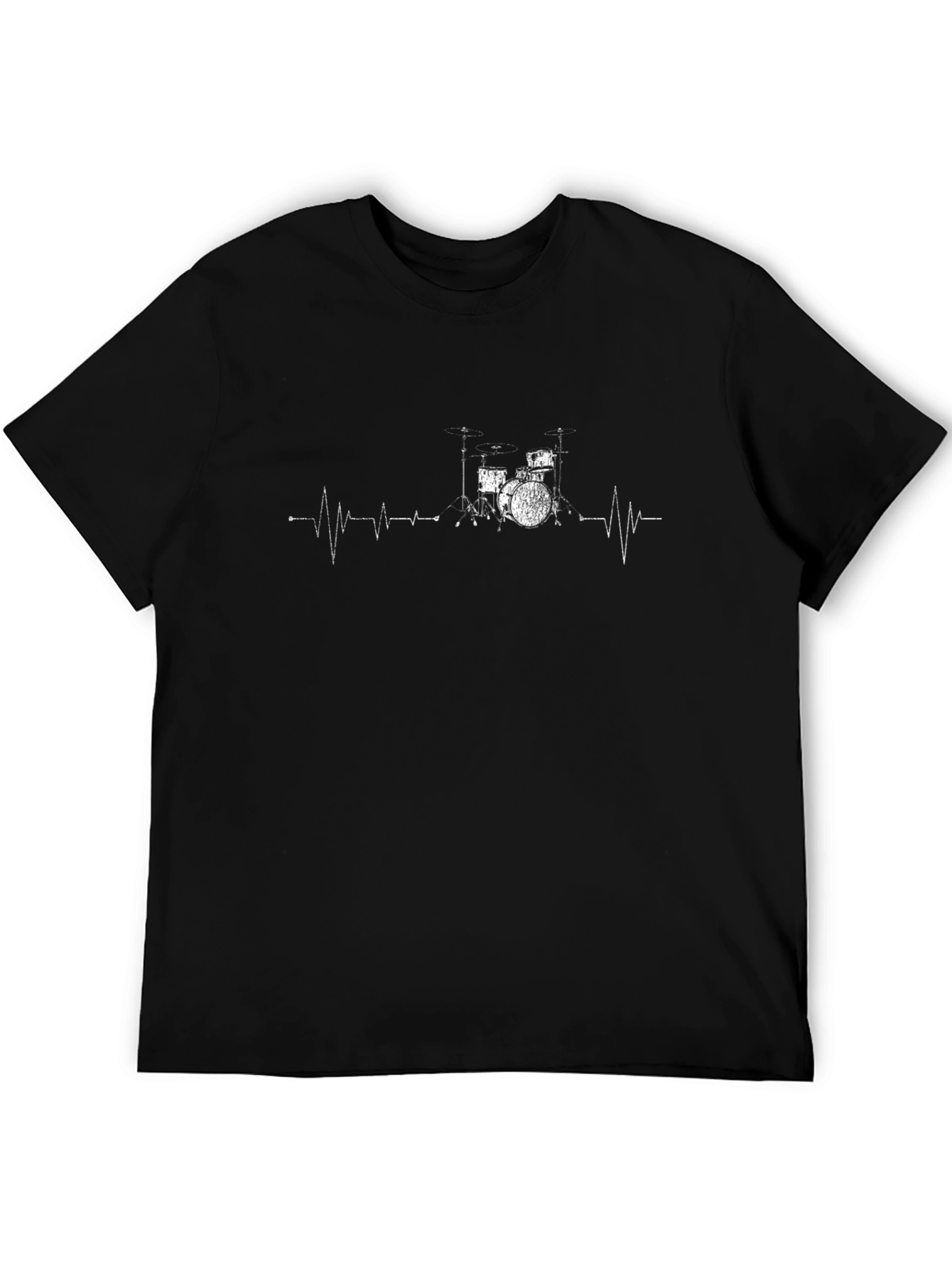 Drum Heartbeat T-Shirt - Music Lover Tee
