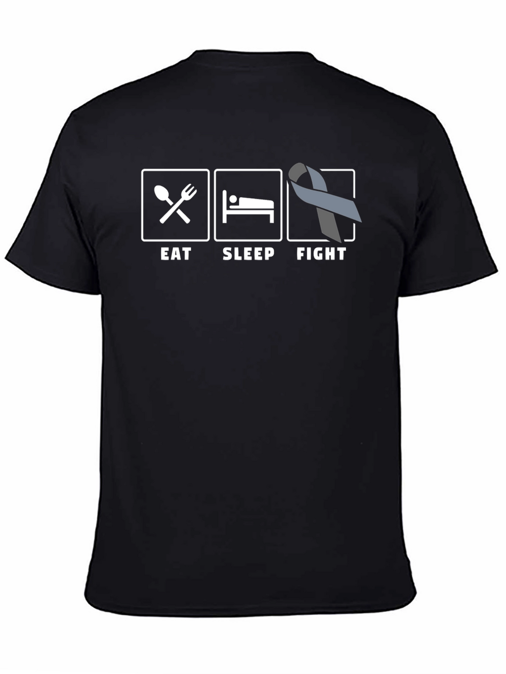 Eat Sleep Fight Awareness Ribbon T-Shirt