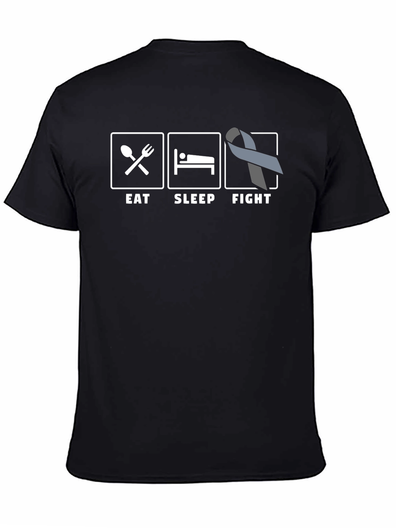 Eat Sleep Fight Awareness Ribbon T-Shirt