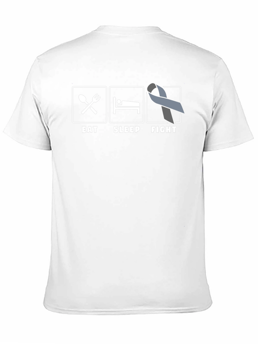 Eat Sleep Fight Awareness Ribbon T-Shirt