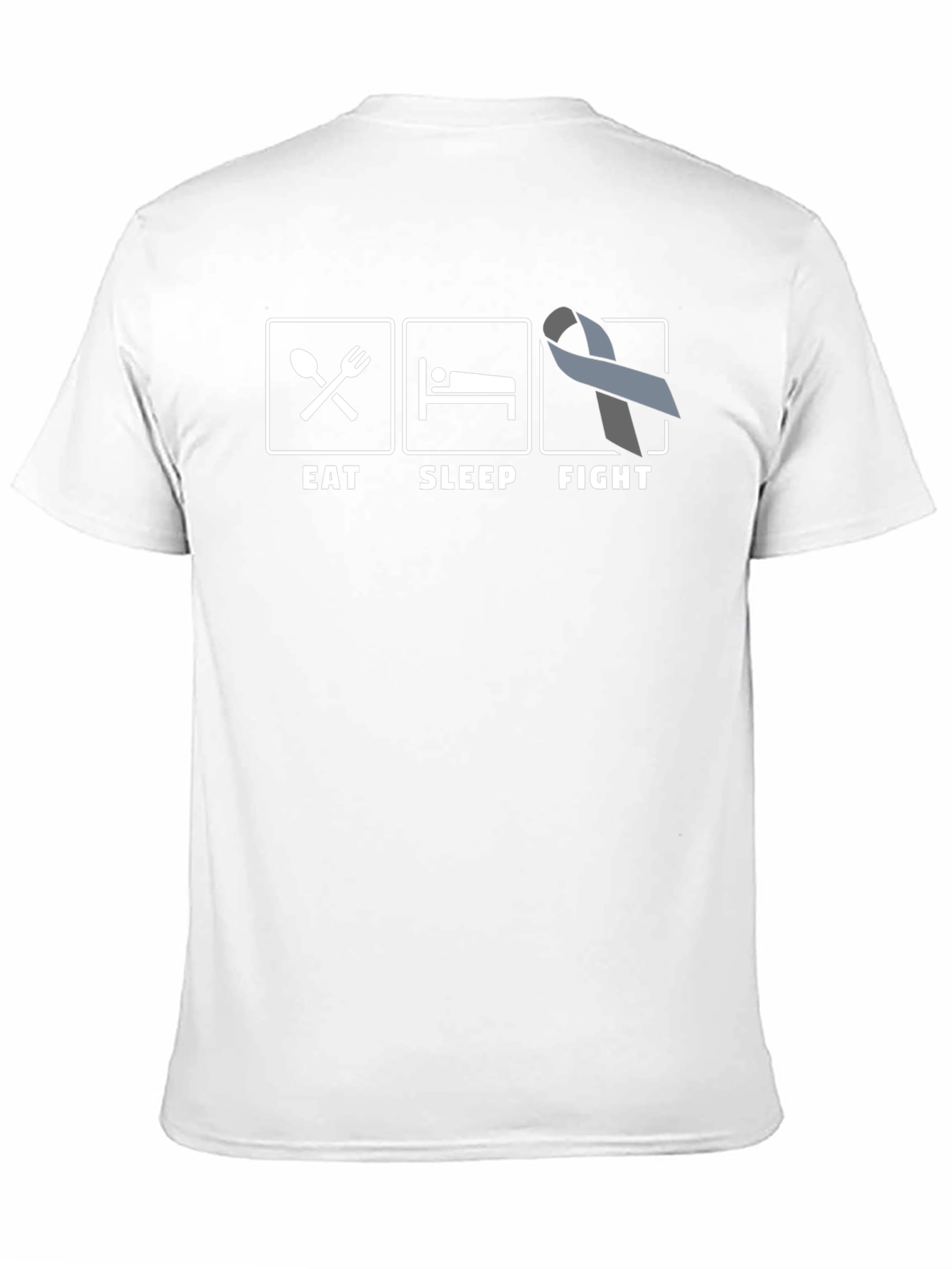 Eat Sleep Fight Awareness Ribbon T-Shirt