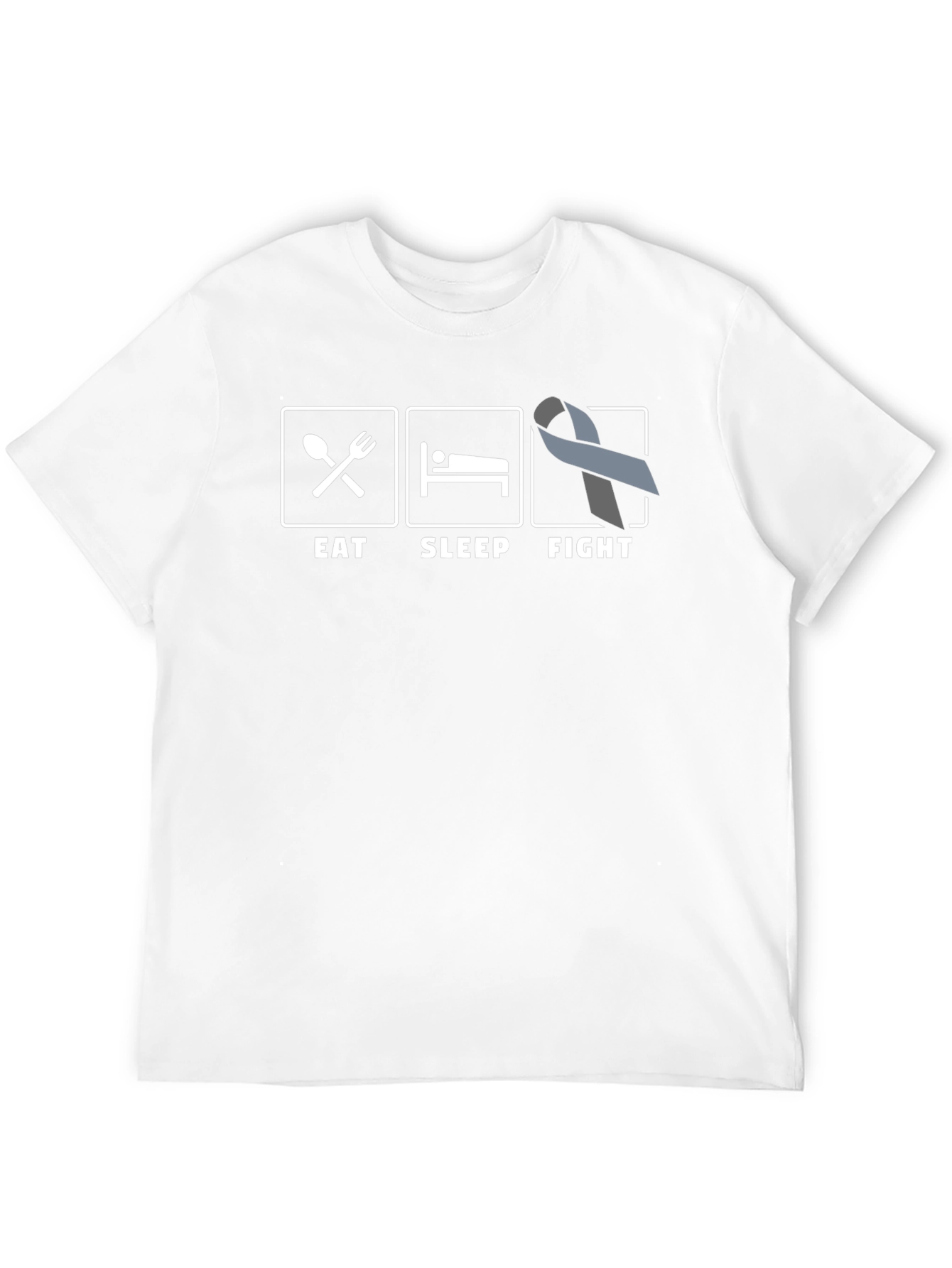 Eat Sleep Fight Awareness Ribbon T-Shirt
