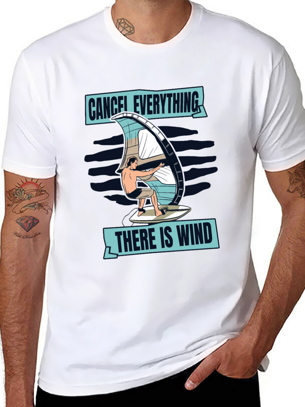 Cancel Everything Windsurfing T-Shirt