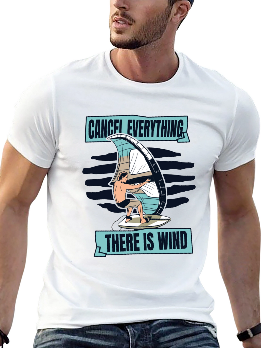 Cancel Everything Windsurfing T-Shirt