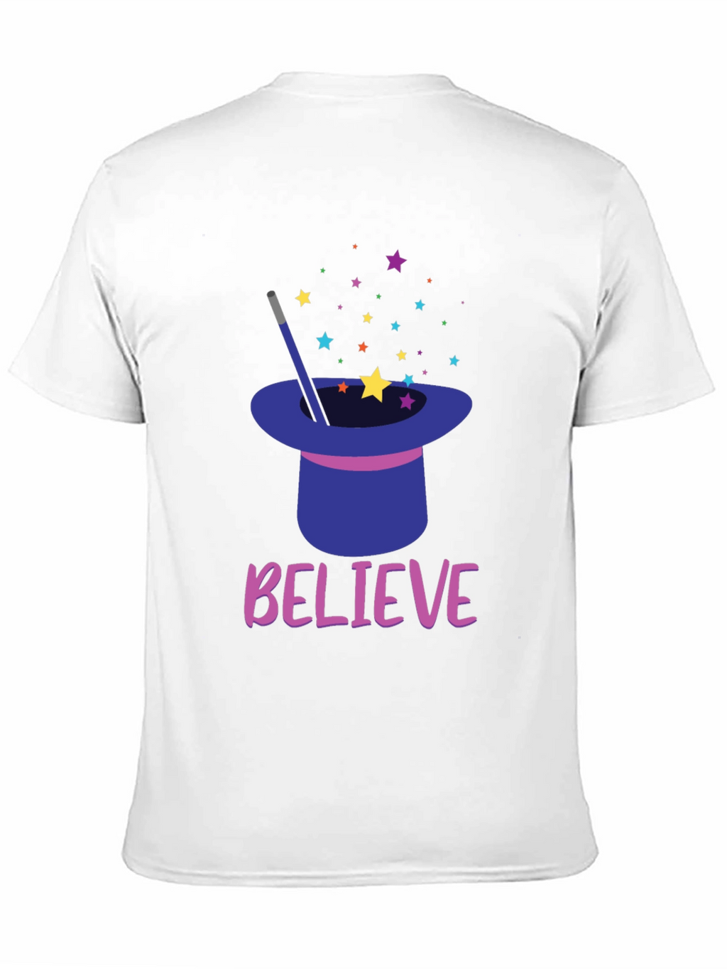 Believe Magic Hat Star T-Shirt