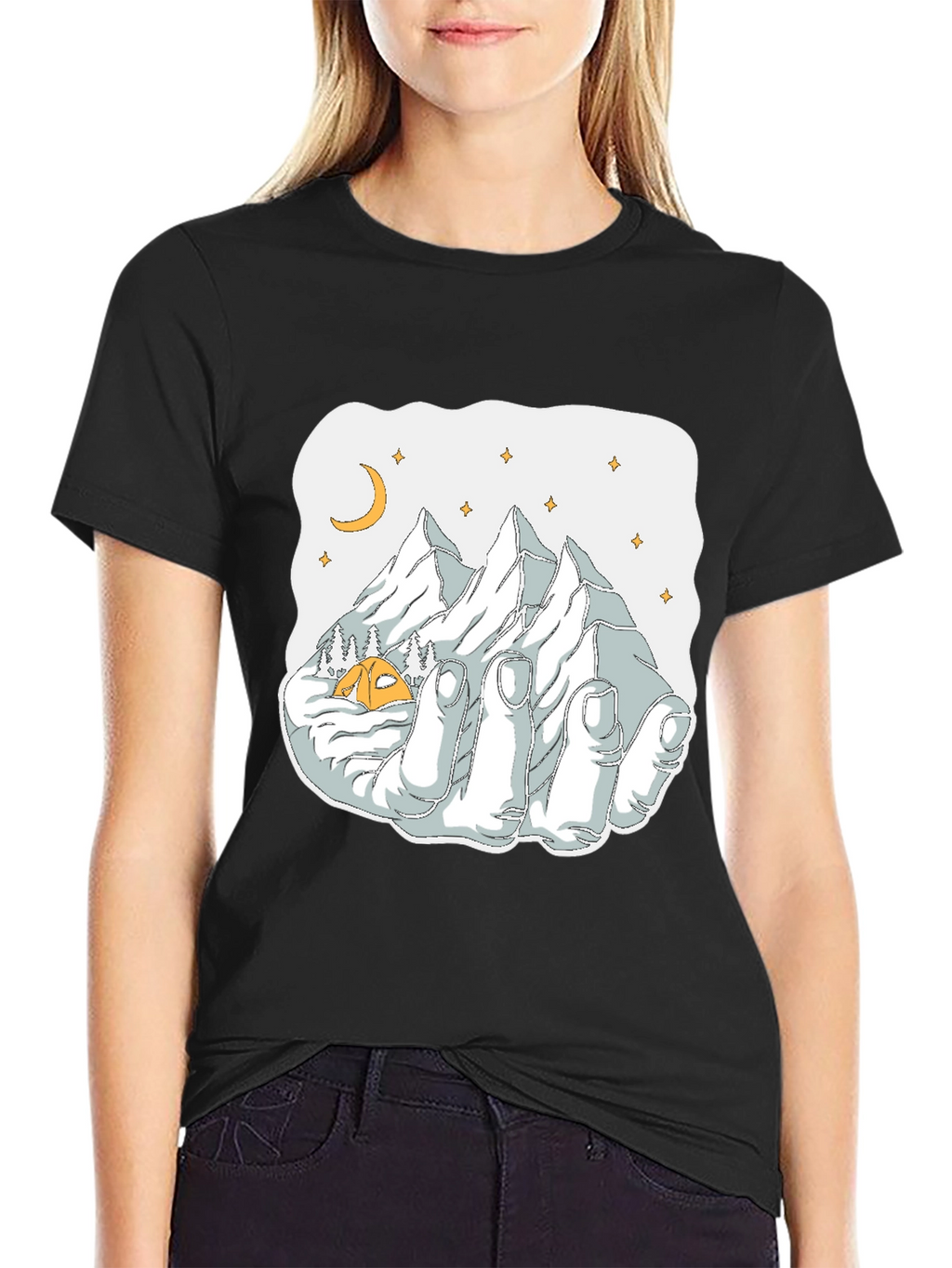 Mountain Hand Graphic Tee
