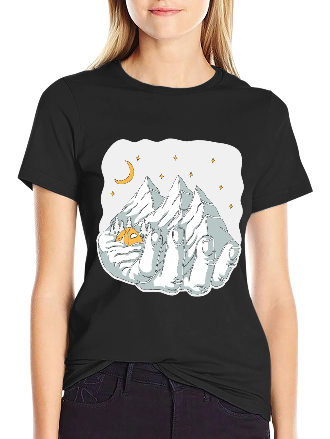 Mountain Hand Graphic Tee