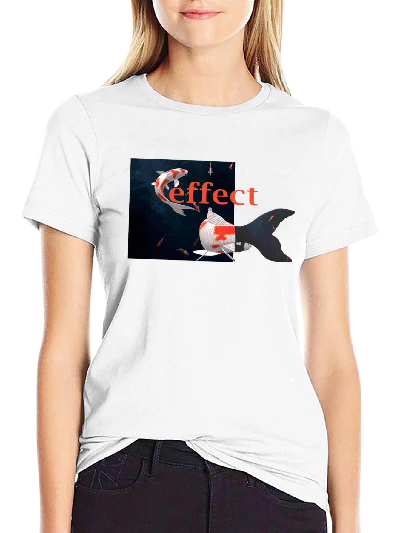 Koi Fish Effect T-Shirt