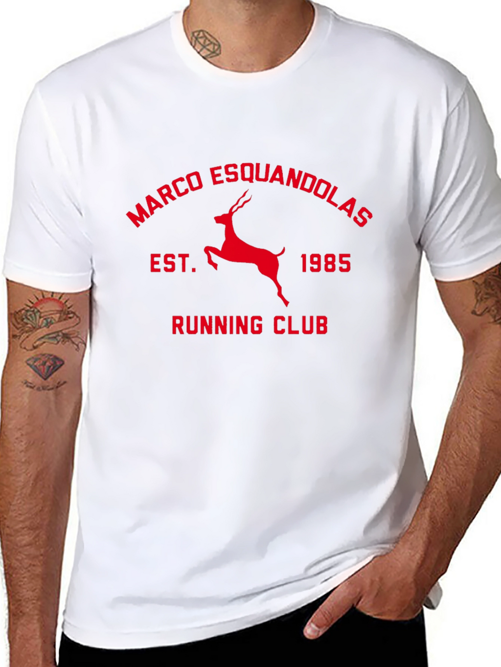 Marco Esquandolas Running Club Black T-Shirt