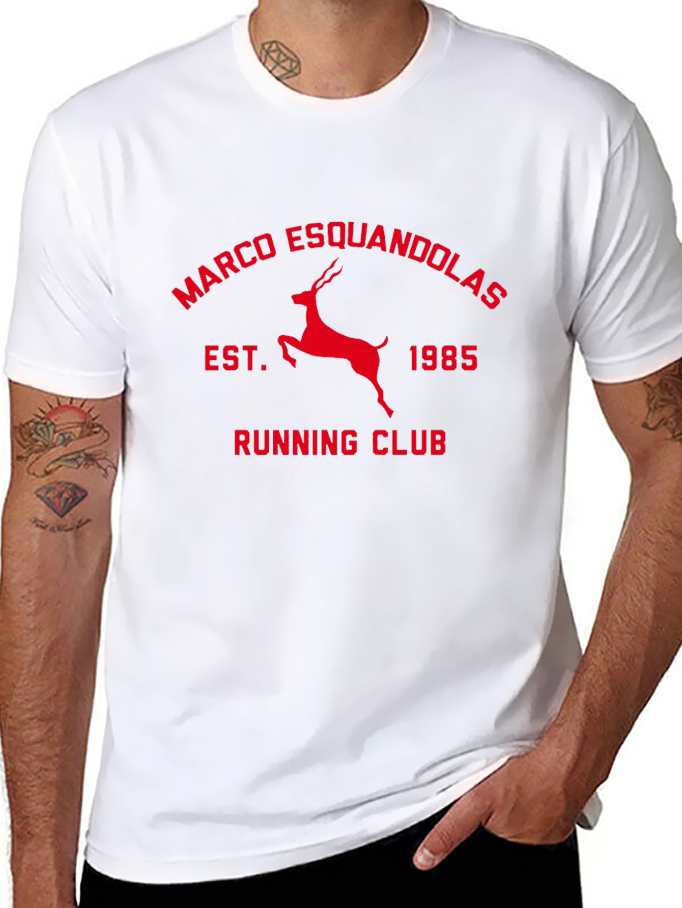 Marco Esquandolas Running Club Black T-Shirt
