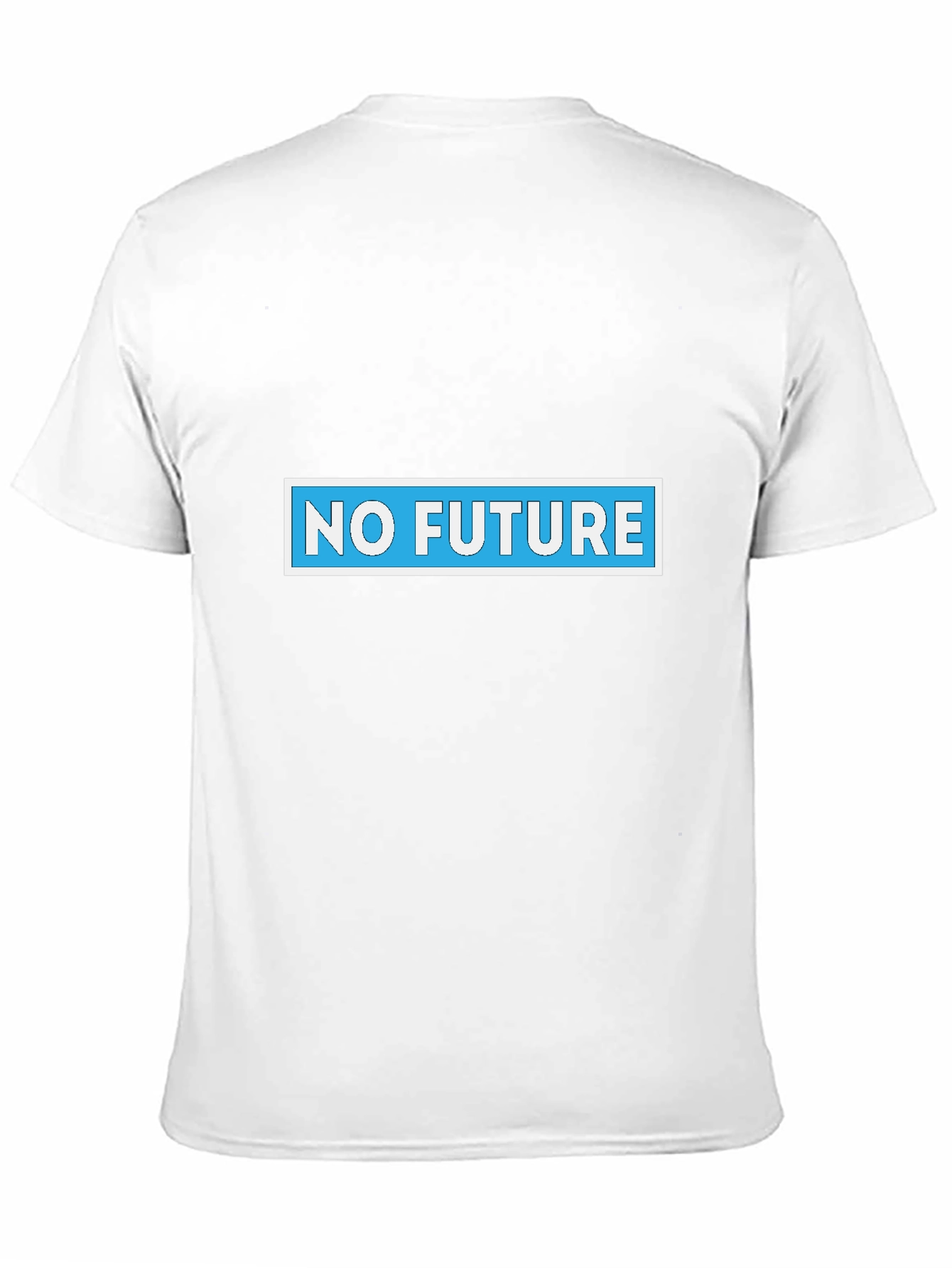No Future Graphic Tee - Black Cotton Blend