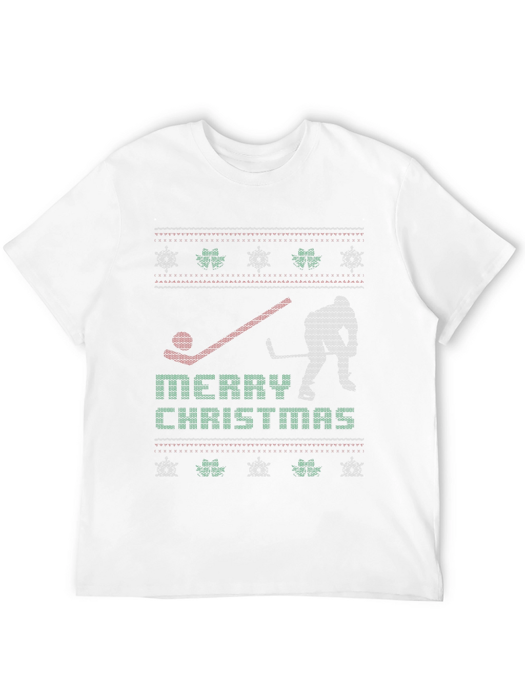 Ugly Christmas Hockey Sweater T-Shirt