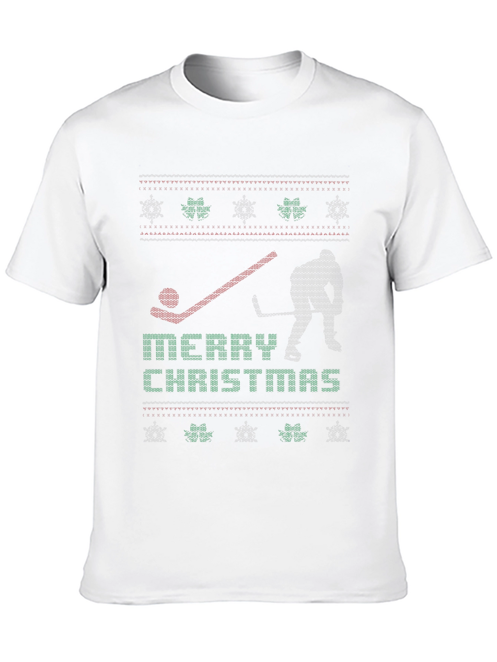 Ugly Christmas Hockey Sweater T-Shirt