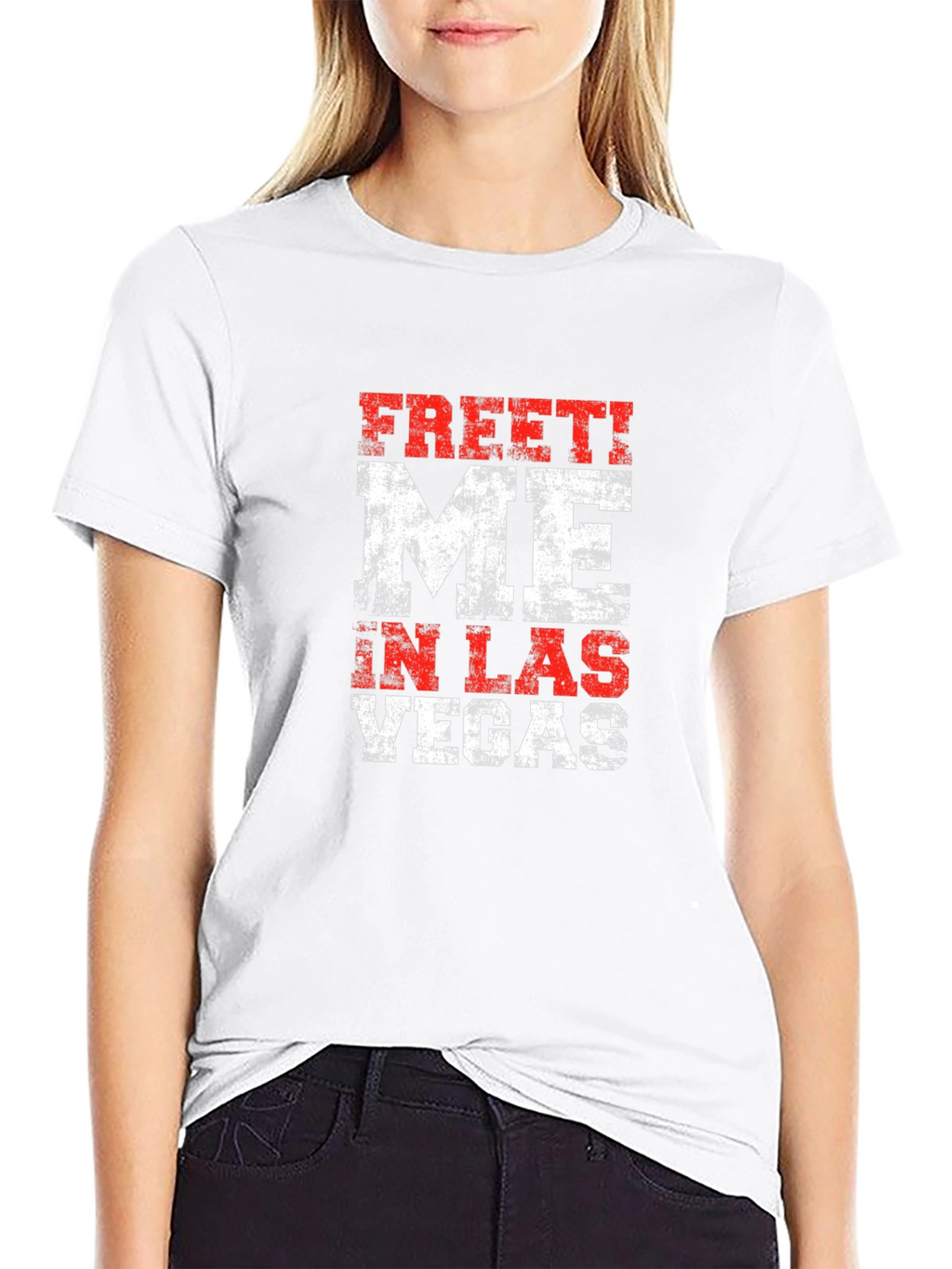 Meet Me in Las Vegas Mens Graphic T-Shirt