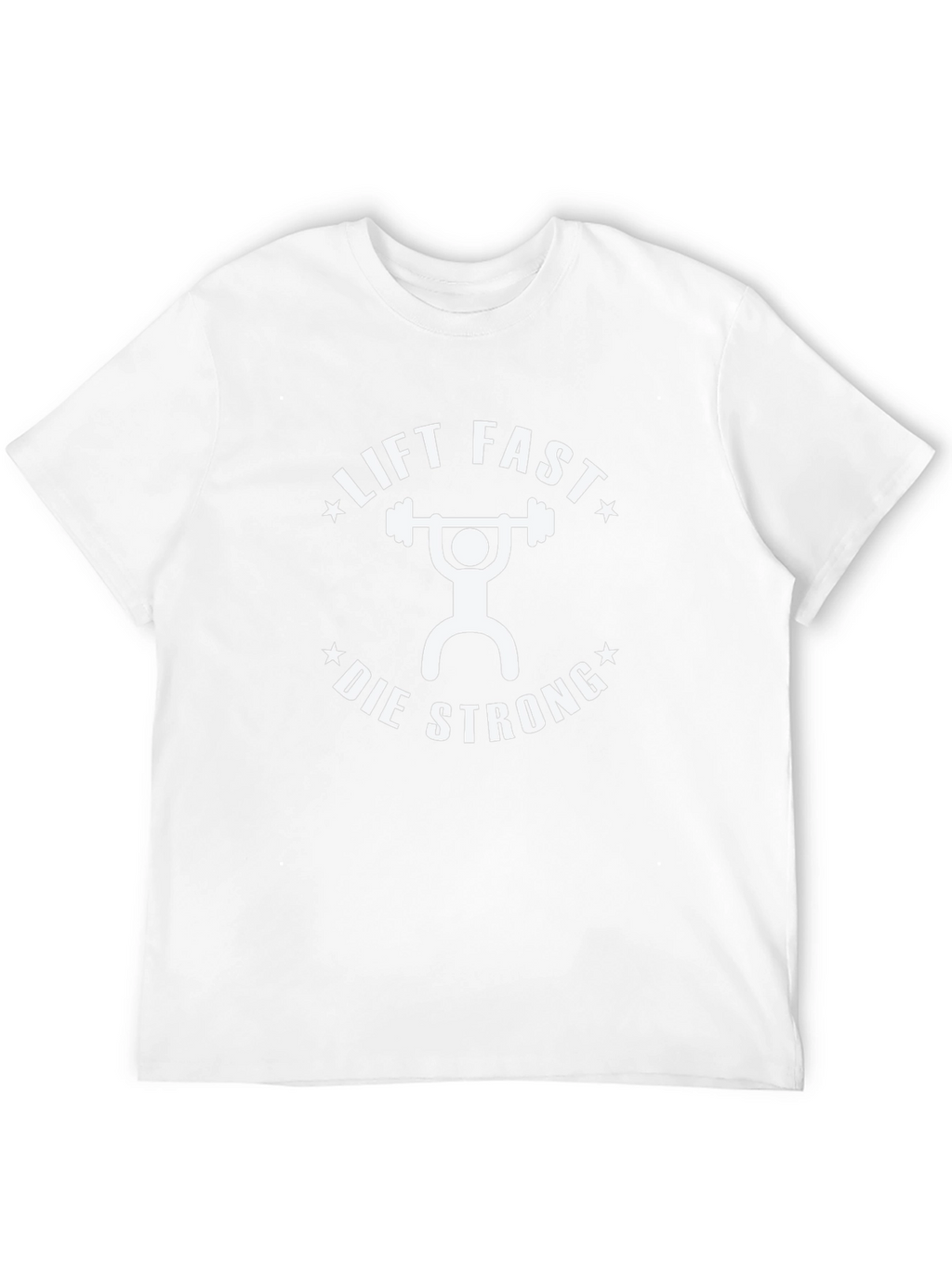 Lift Fast Die Strong Black Graphic Tee