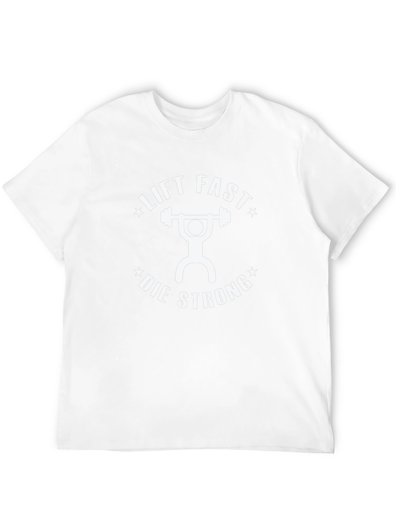 Lift Fast Die Strong Black Graphic Tee