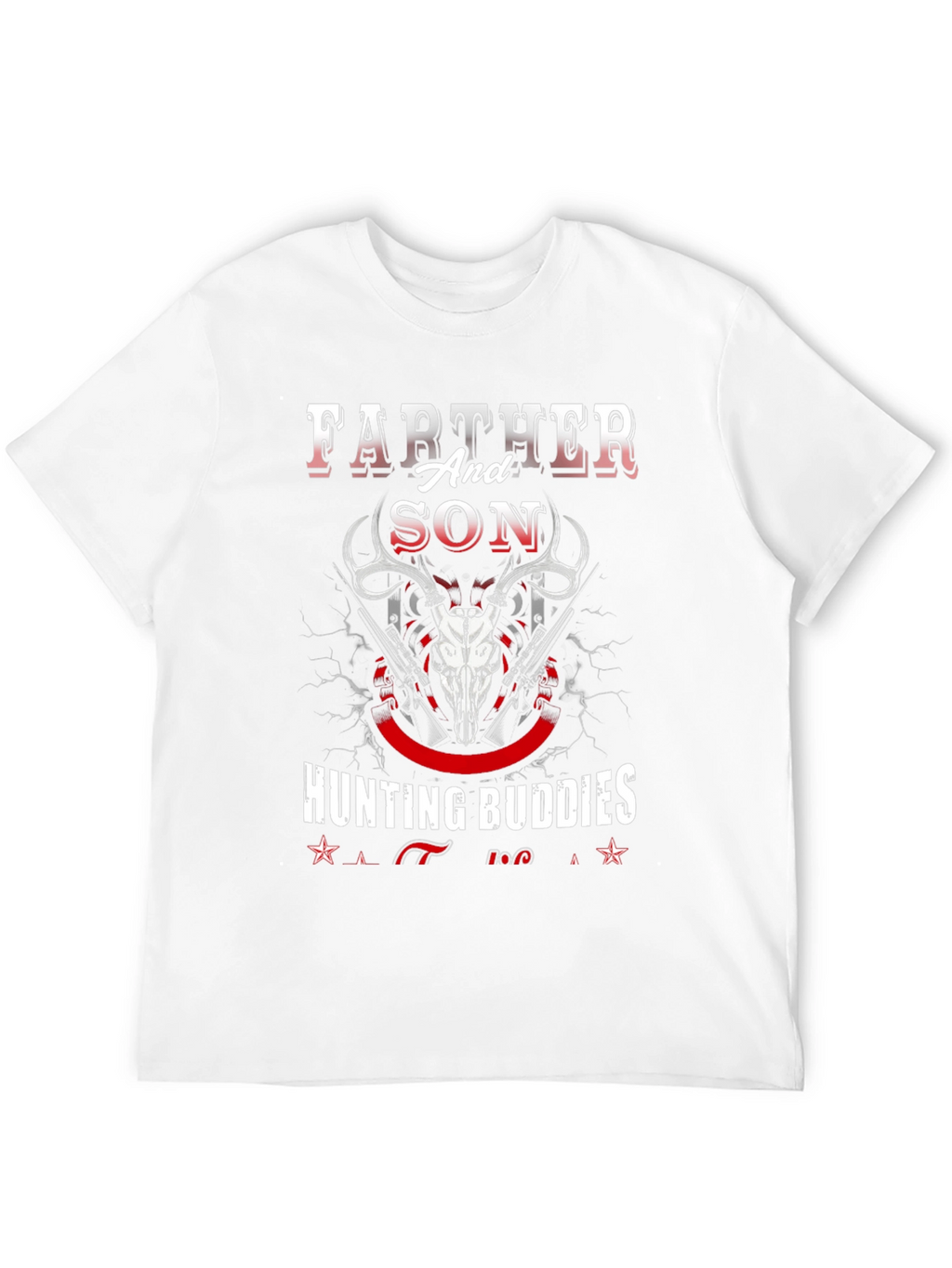 Father and Son Hunting Buddies Graphic Tee
