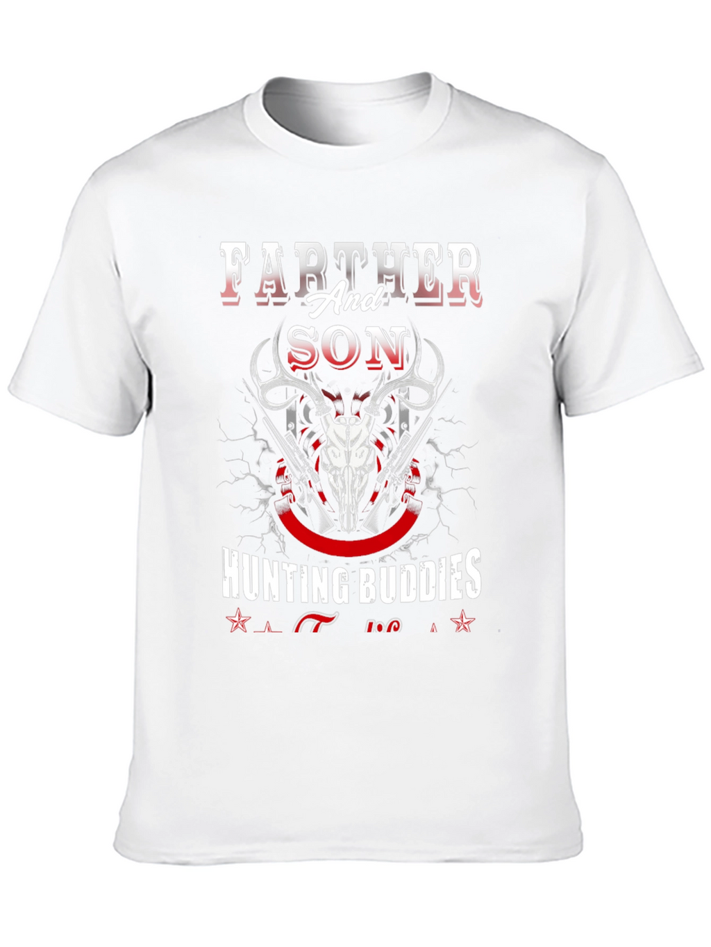 Father and Son Hunting Buddies Graphic Tee