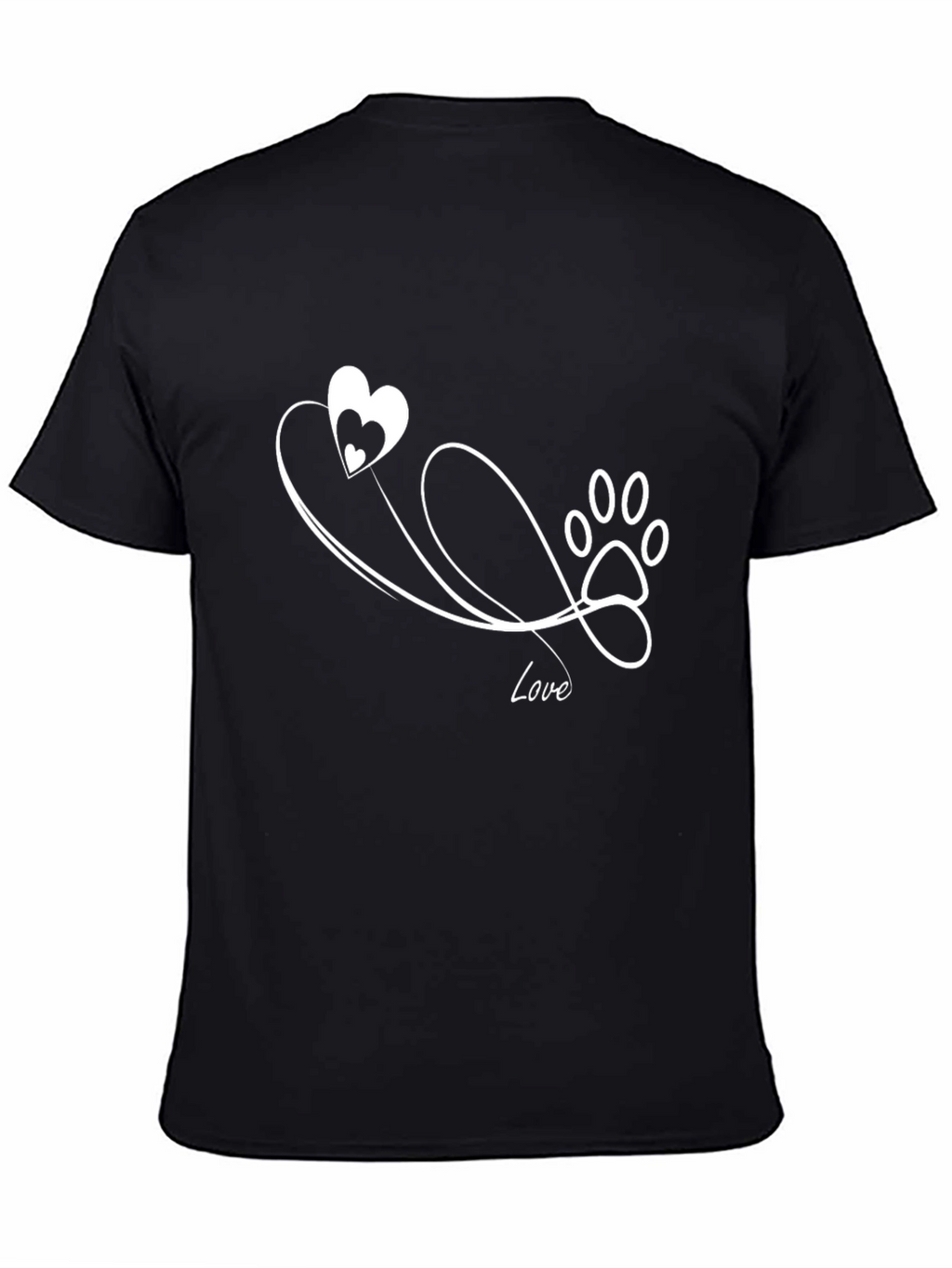 Love Paw Print T-Shirt