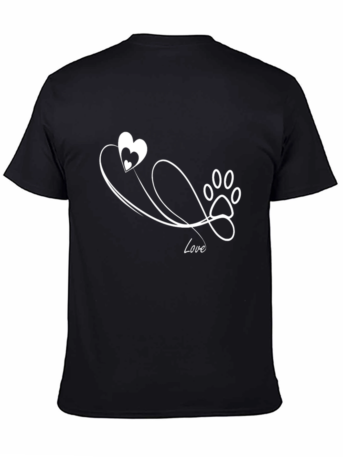 Love Paw Print T-Shirt