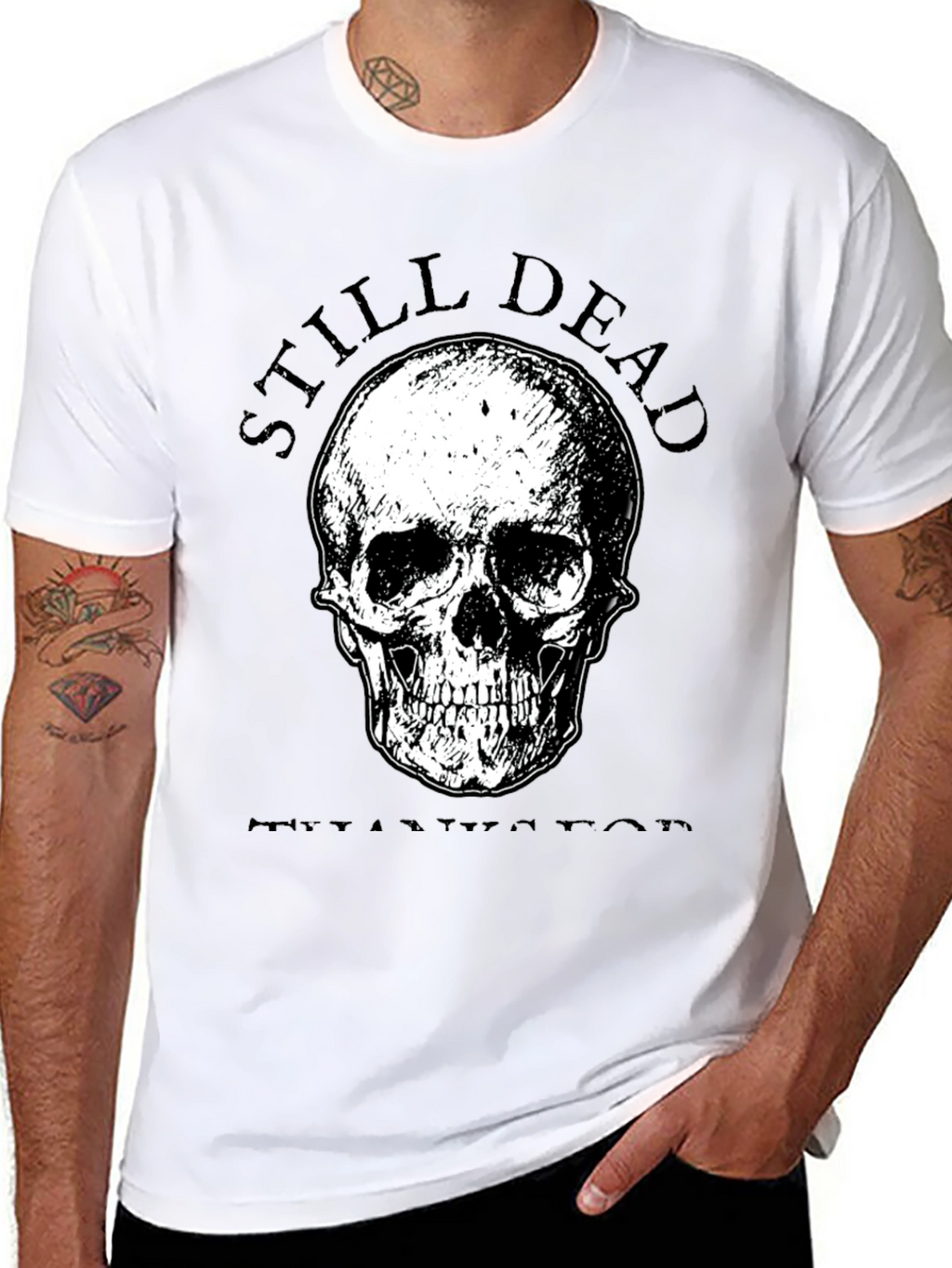 Still Dead T-Shirt - Skull Graphic Tee