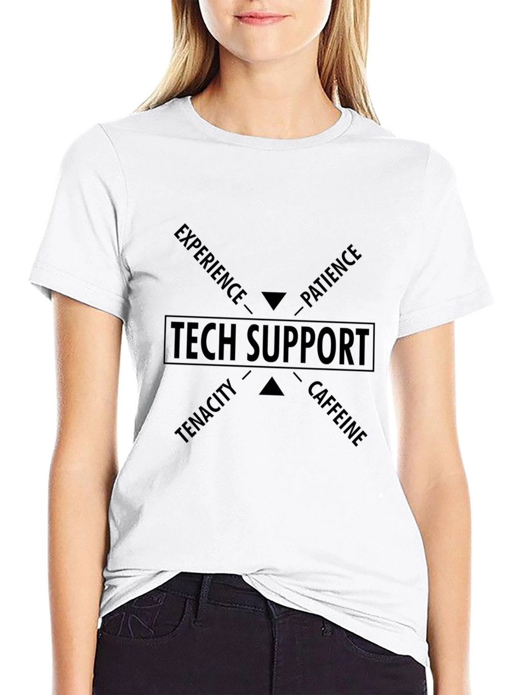 Tech Support Tee - Experience Patience Tenacity