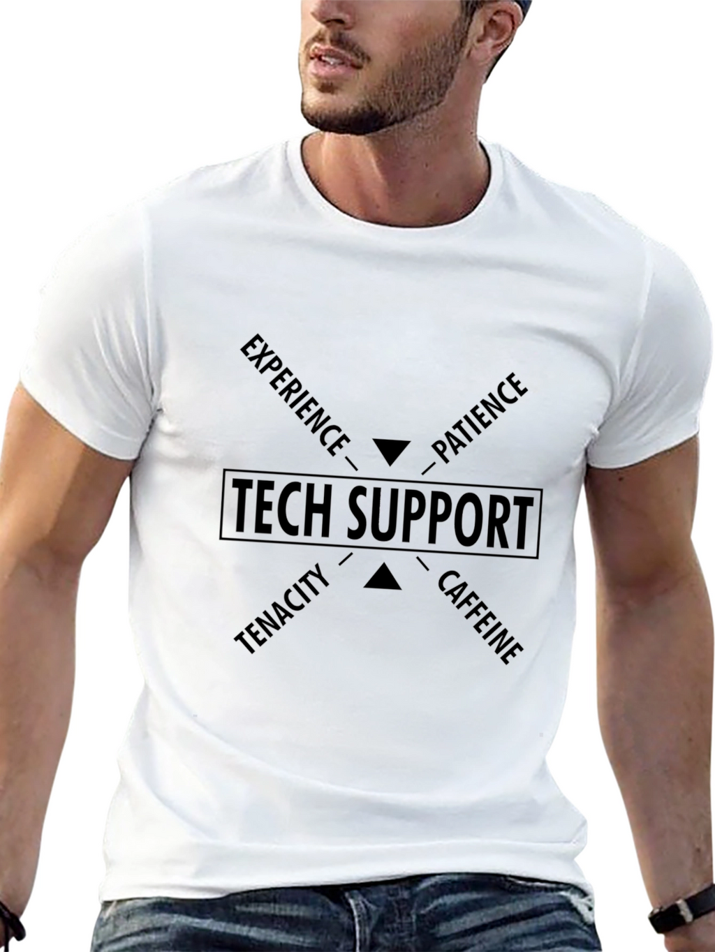 Tech Support Tee - Experience Patience Tenacity