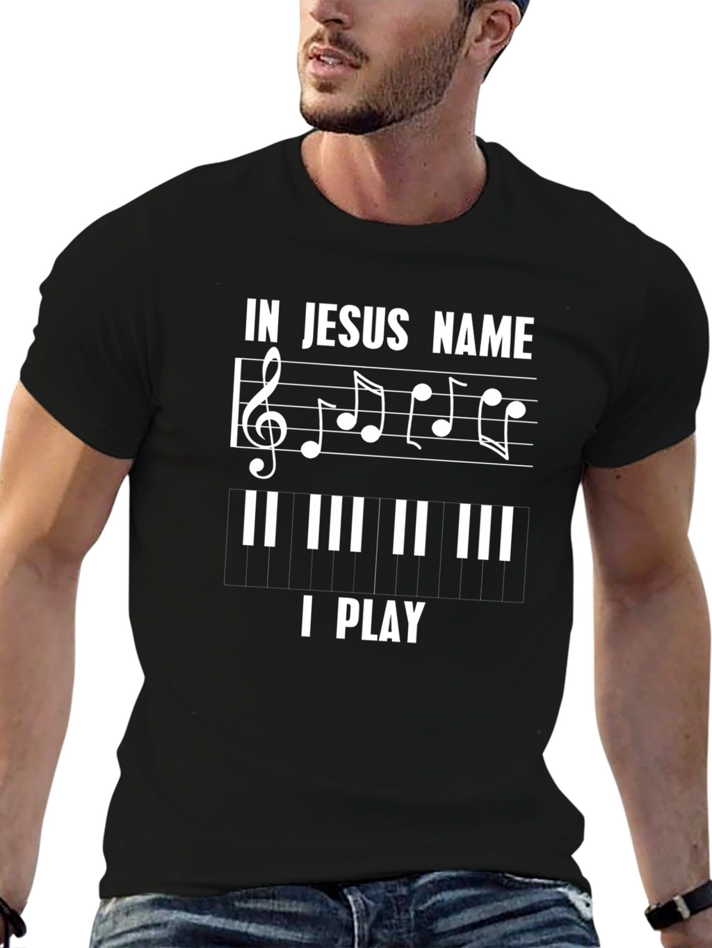 In Jesus Name I Play T-Shirt