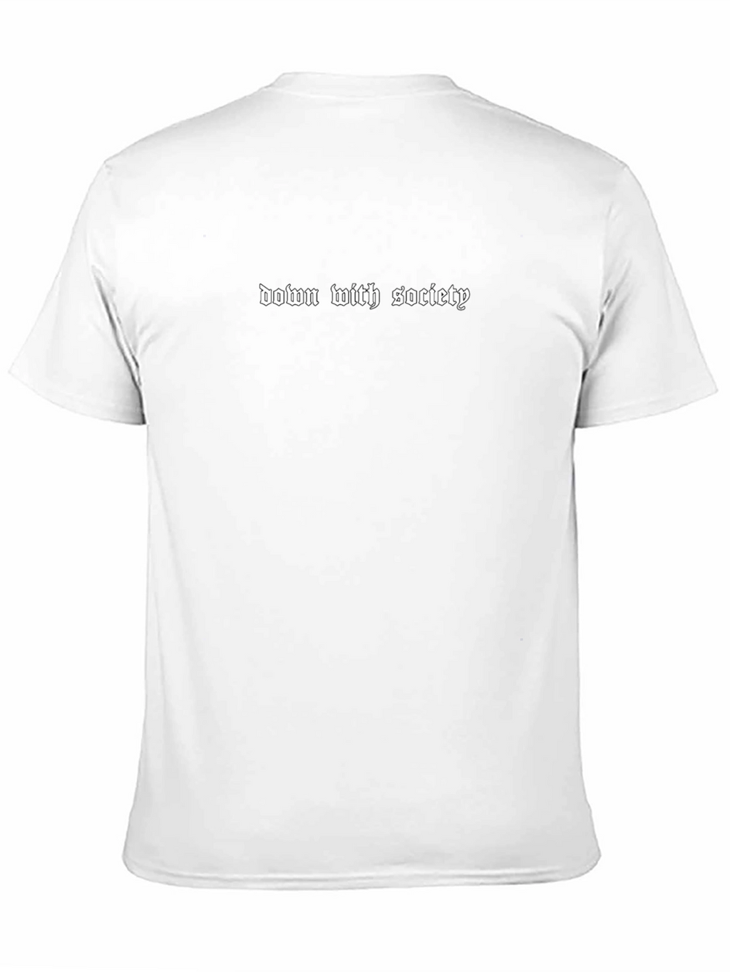 Down With Society Black T-Shirt