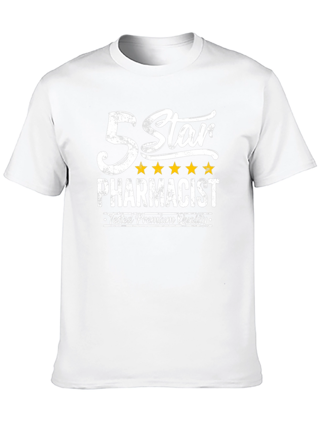 5 Star Pharmacist Black T-Shirt