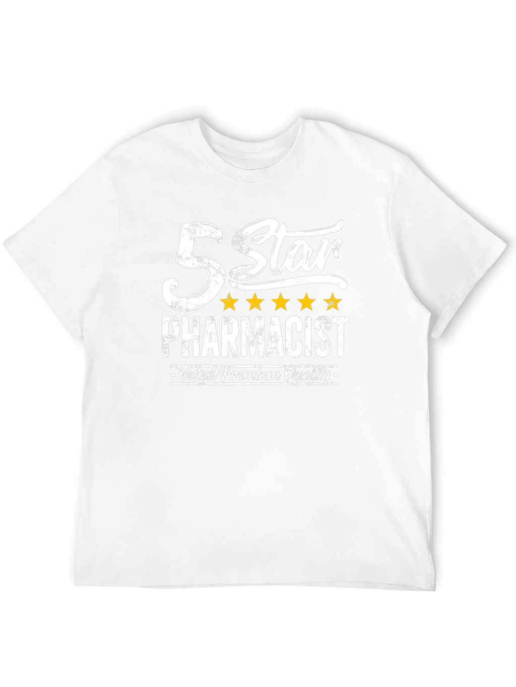 5 Star Pharmacist Black T-Shirt