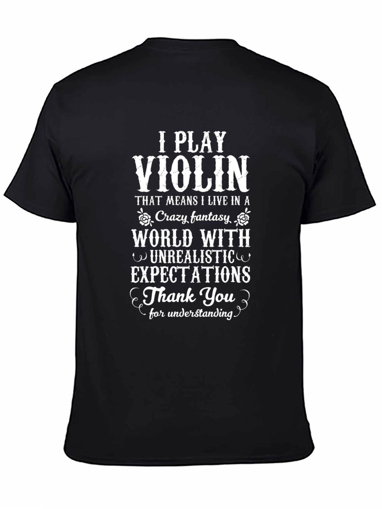 I Play Violin Funny T-Shirt