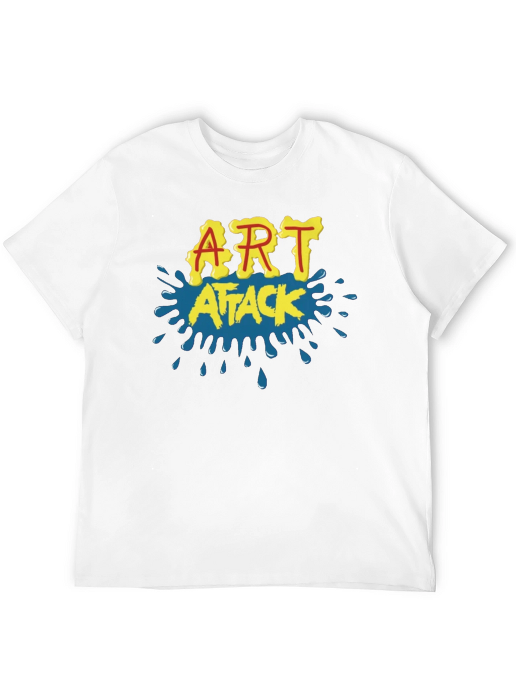 Art Attack Retro T-Shirt - Classic 90s Nostalgia