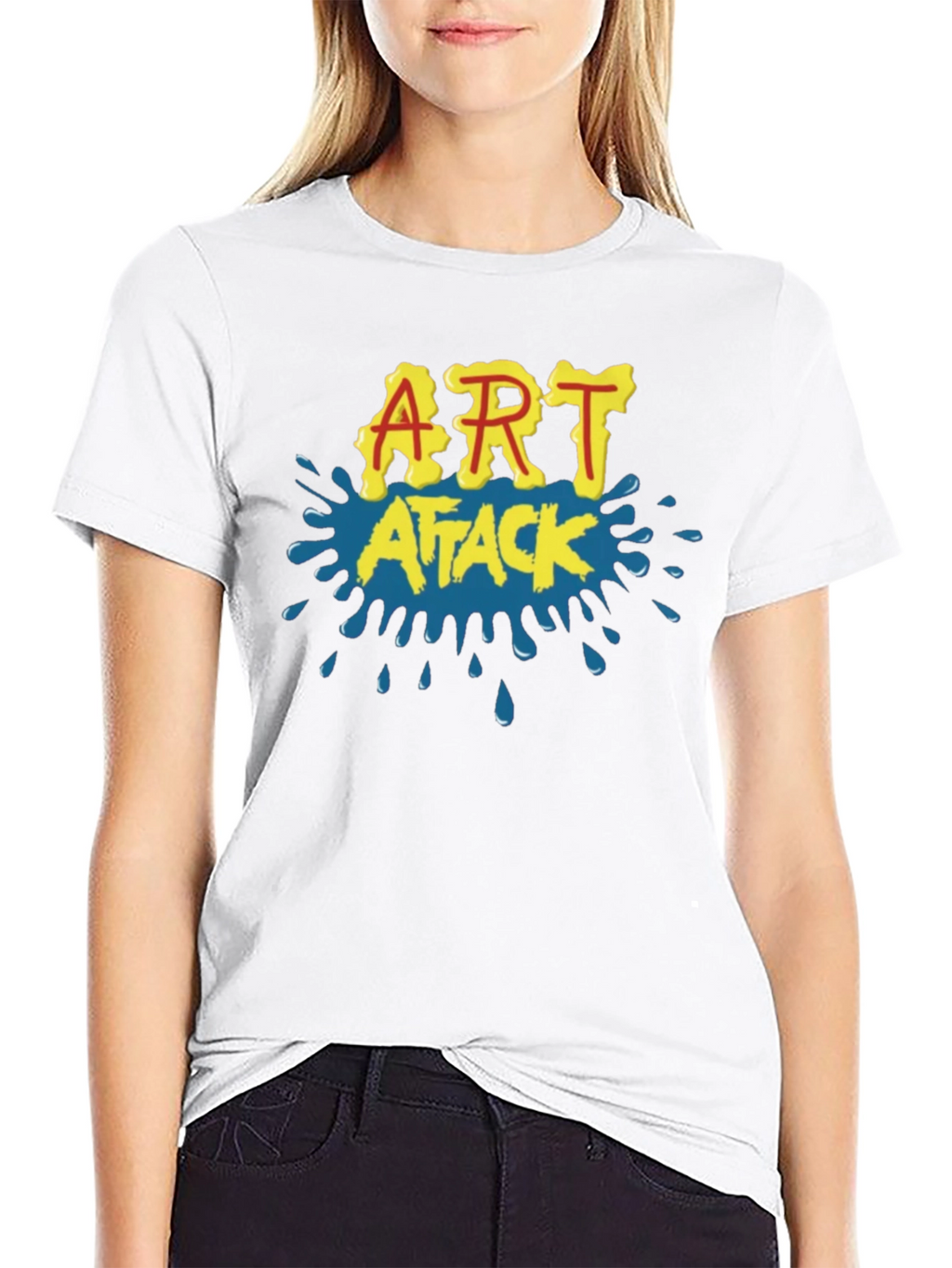 Art Attack Retro T-Shirt - Classic 90s Nostalgia