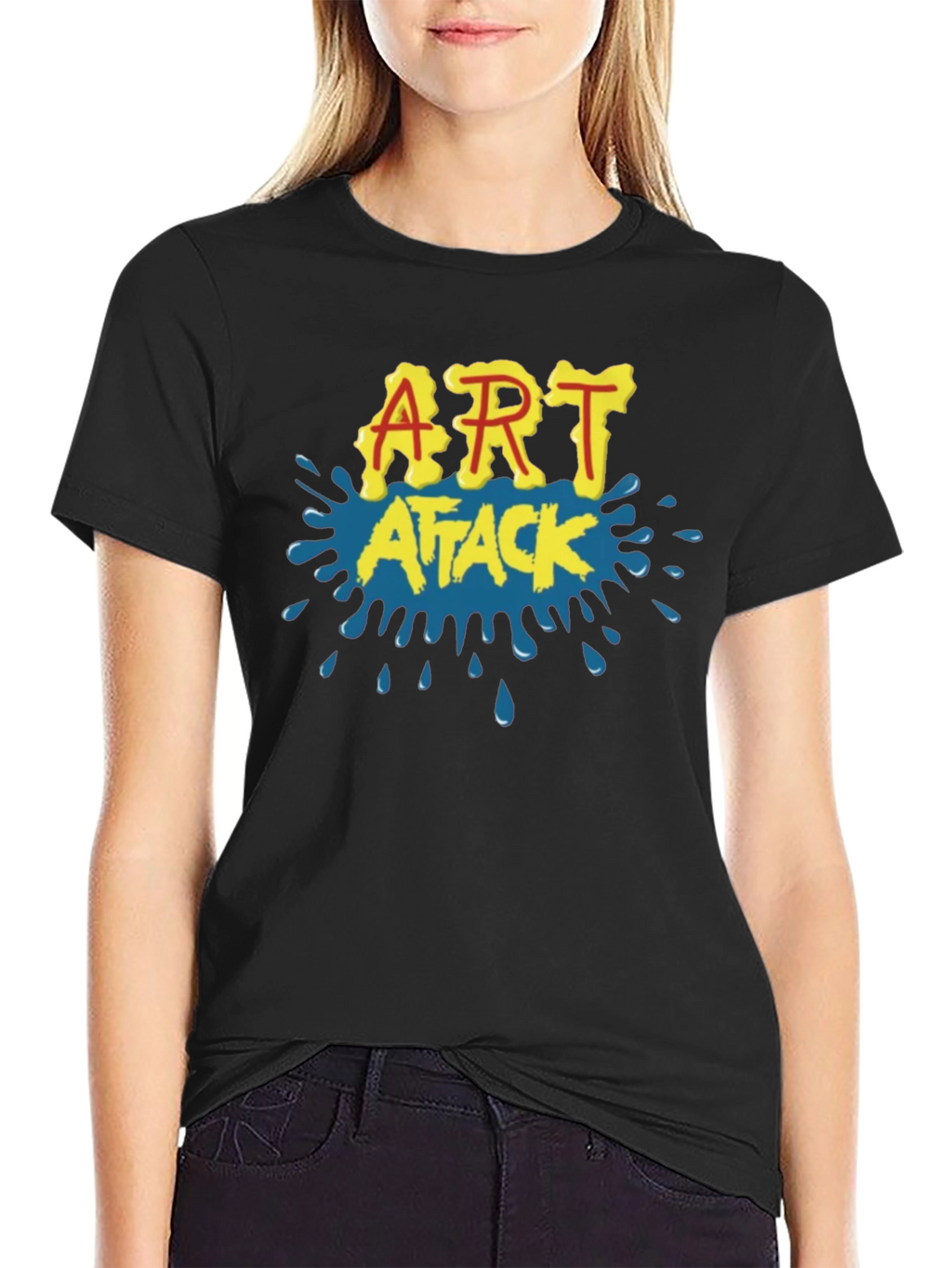 Art Attack Retro T-Shirt - Classic 90s Nostalgia