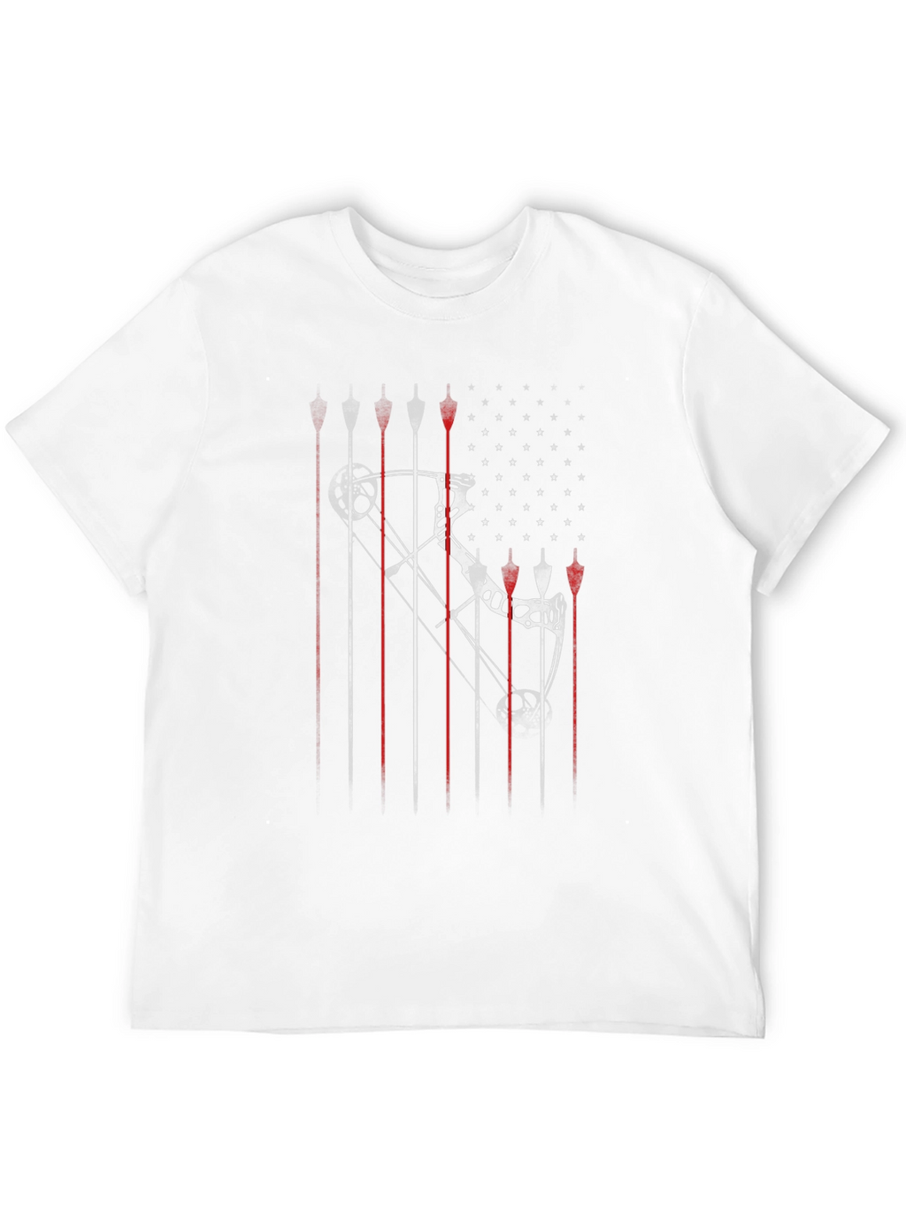 Archery Bow & Arrow Graphic T-Shirt - Black