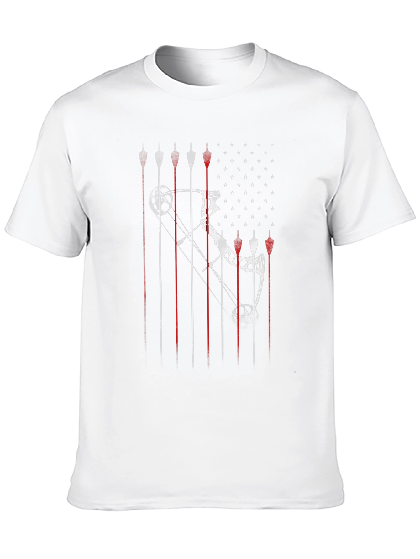 Archery Bow & Arrow Graphic T-Shirt - Black