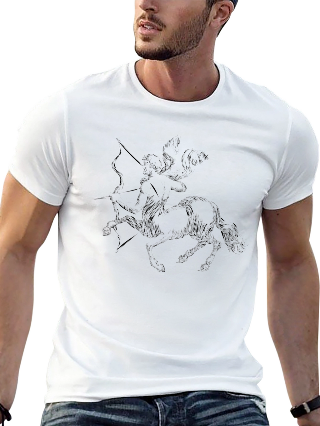 Sagittarius T-Shirt - Black Graphic Tee