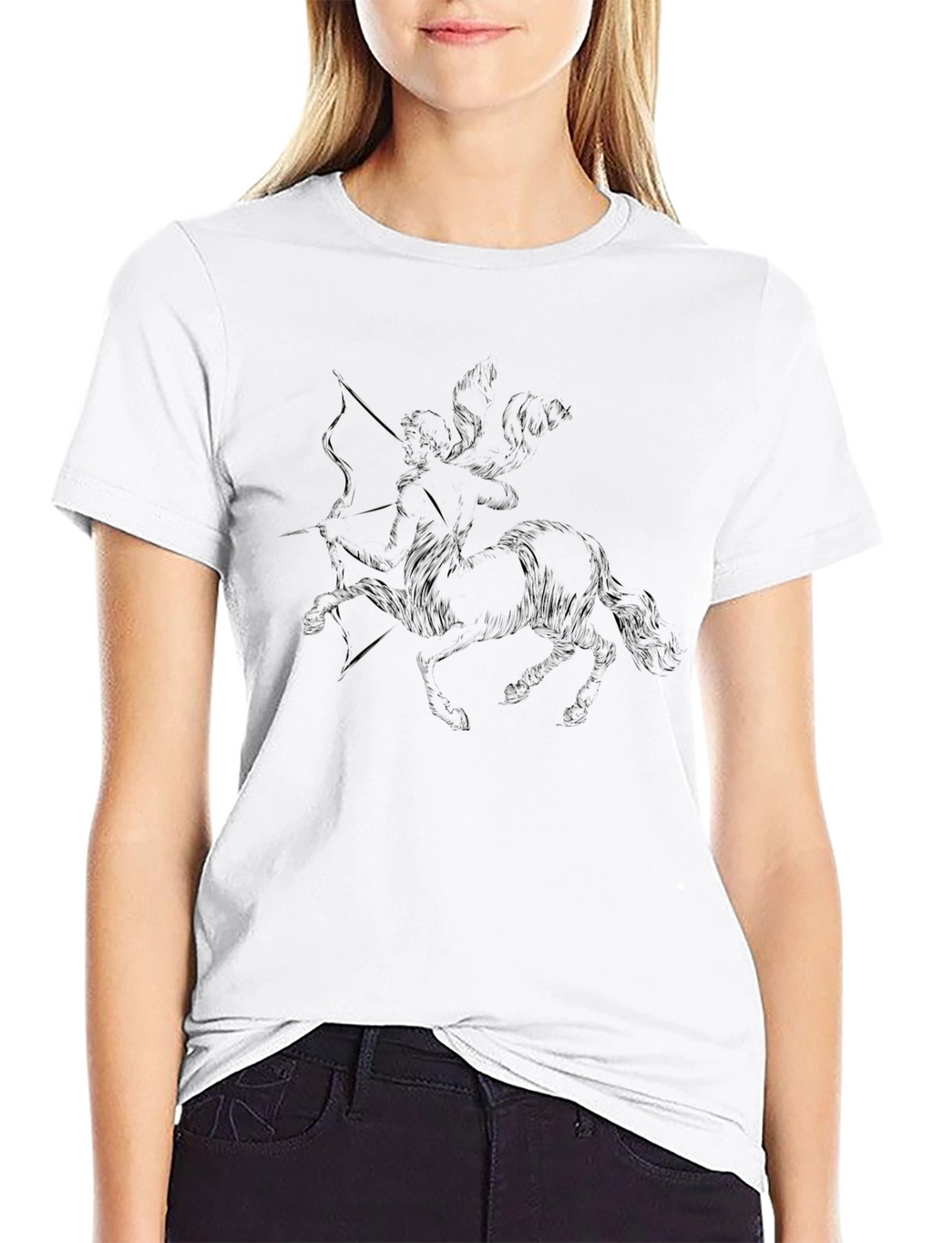 Sagittarius T-Shirt - Black Graphic Tee