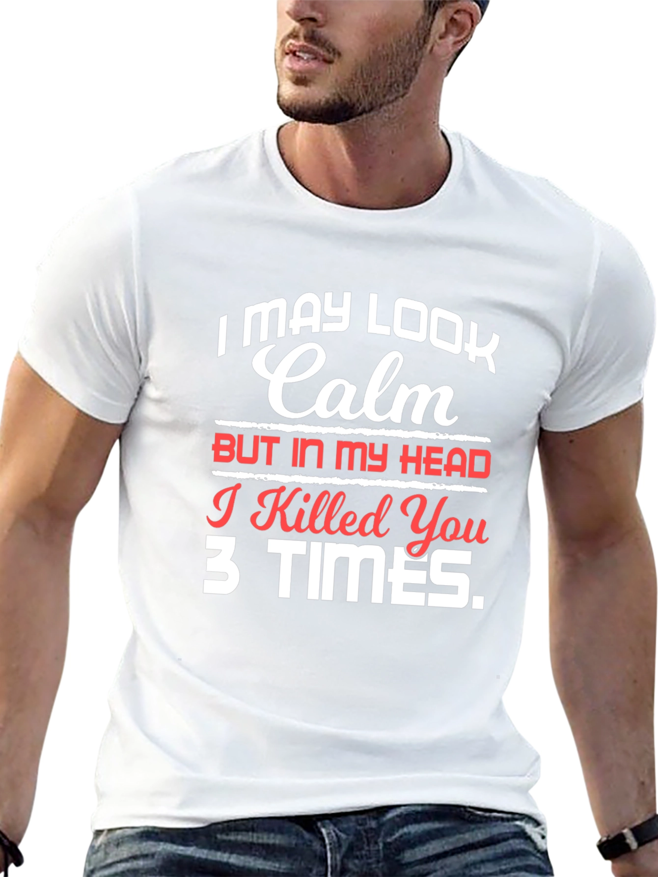 Calm Head T-Shirt - Funny Novelty Tee