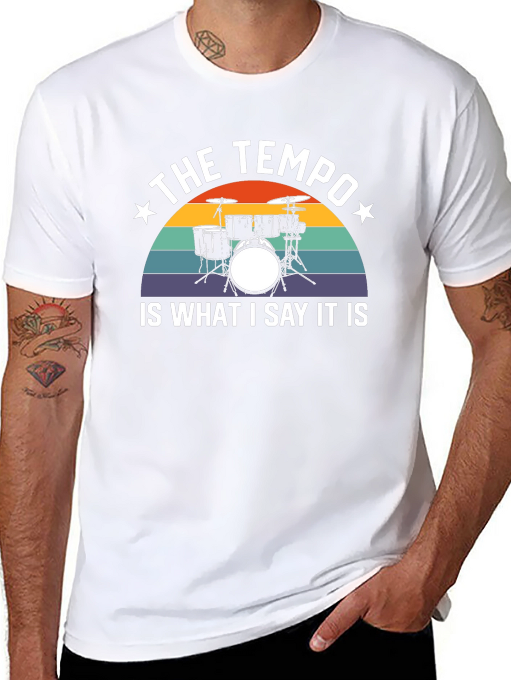 The Tempo Drum Set Graphic Tee