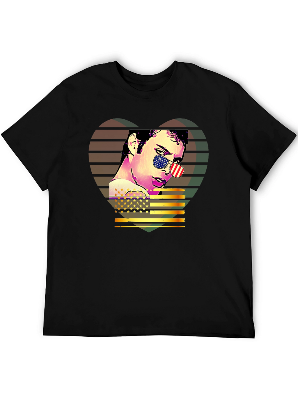 Retro American Flag T-Shirt