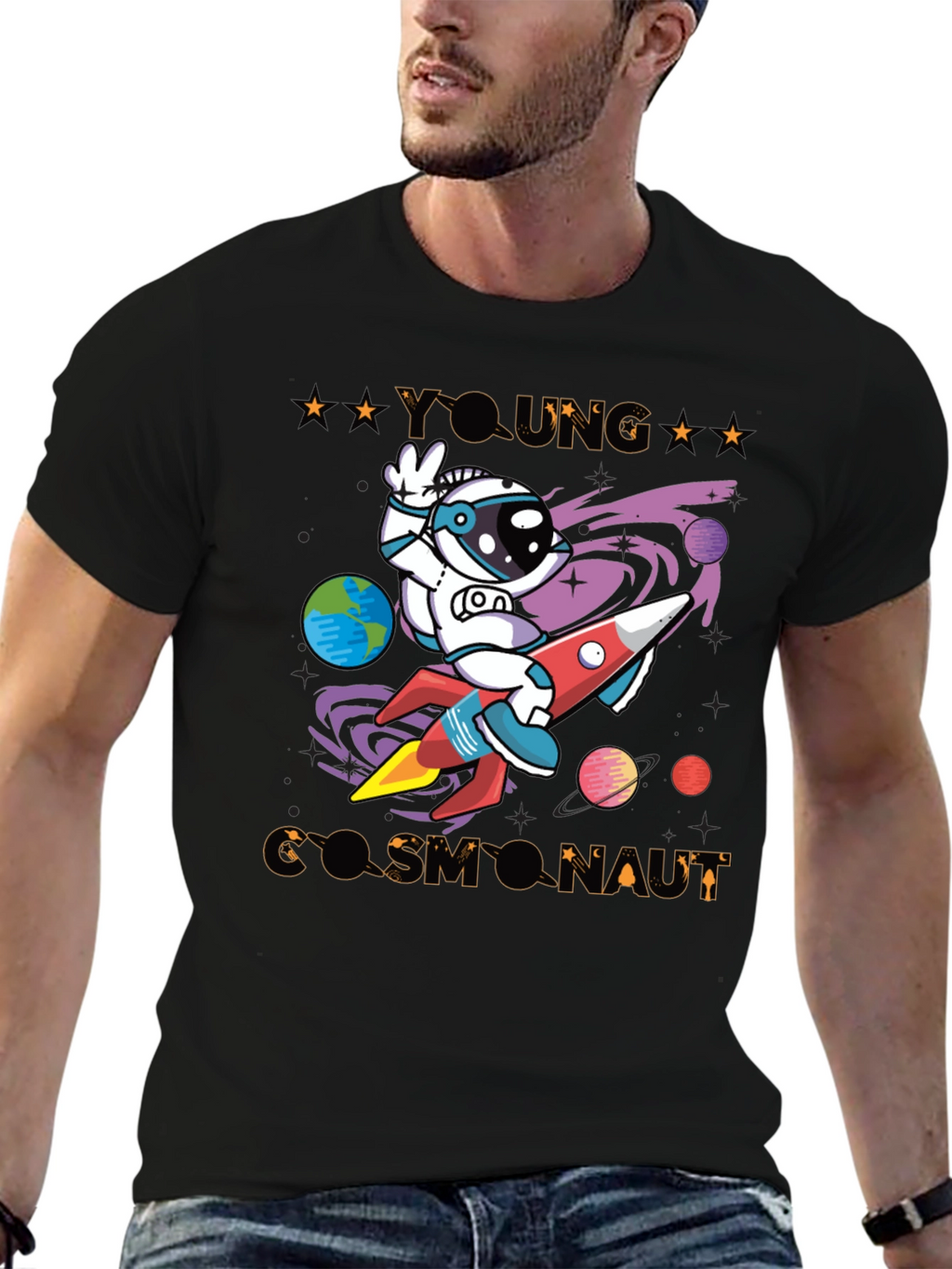 Young Astronaut T-Shirt - Space Adventure Tee