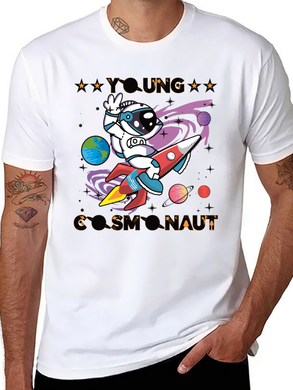 Young Astronaut T-Shirt - Space Adventure Tee