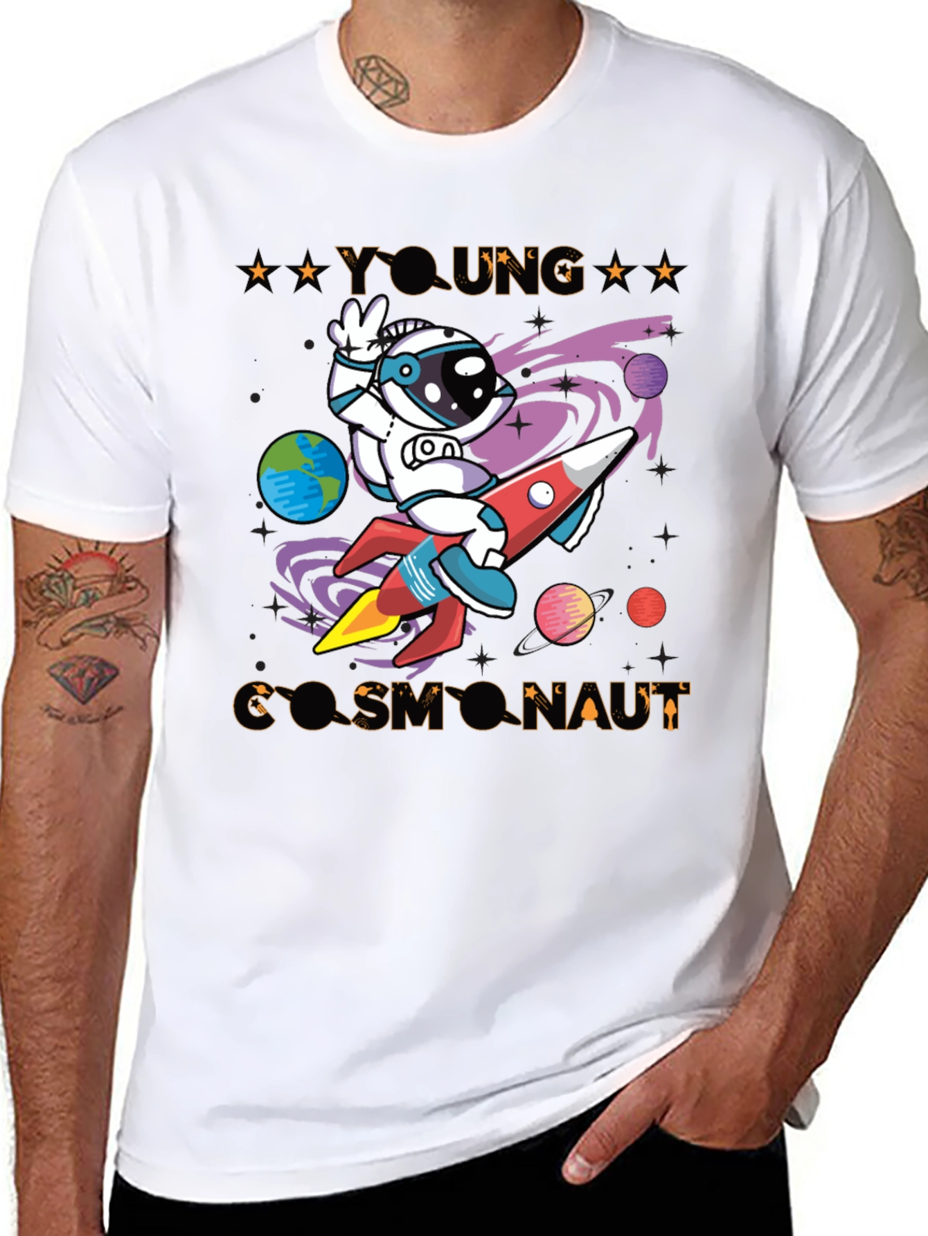 Young Astronaut T-Shirt - Space Adventure Tee
