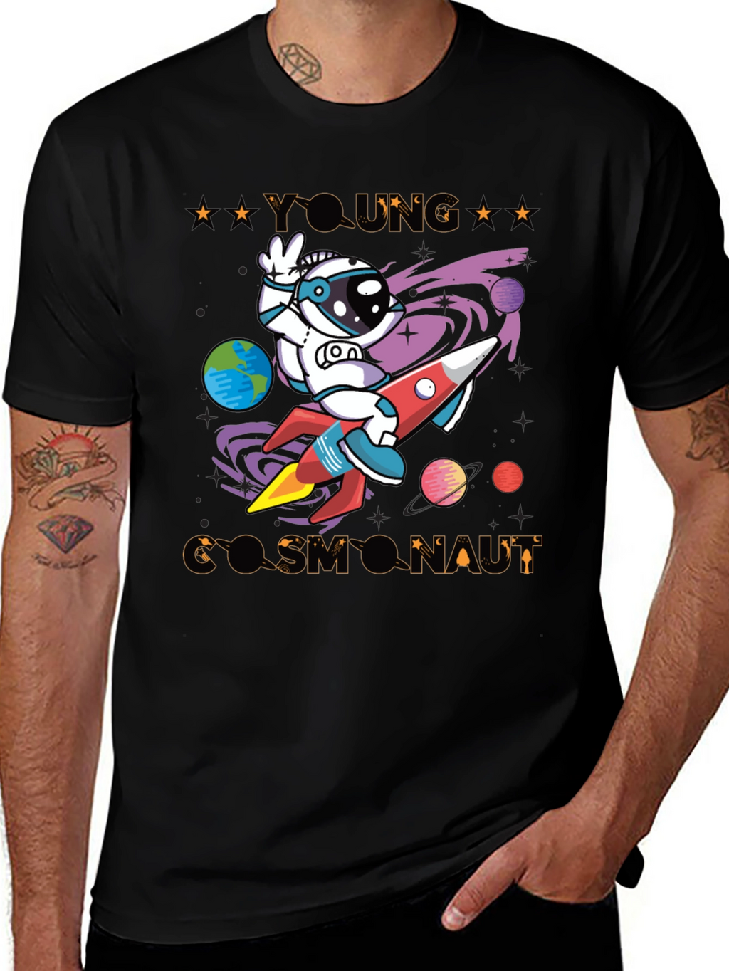 Young Astronaut T-Shirt - Space Adventure Tee
