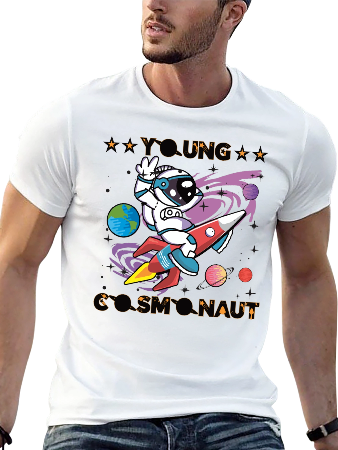 Young Astronaut T-Shirt - Space Adventure Tee